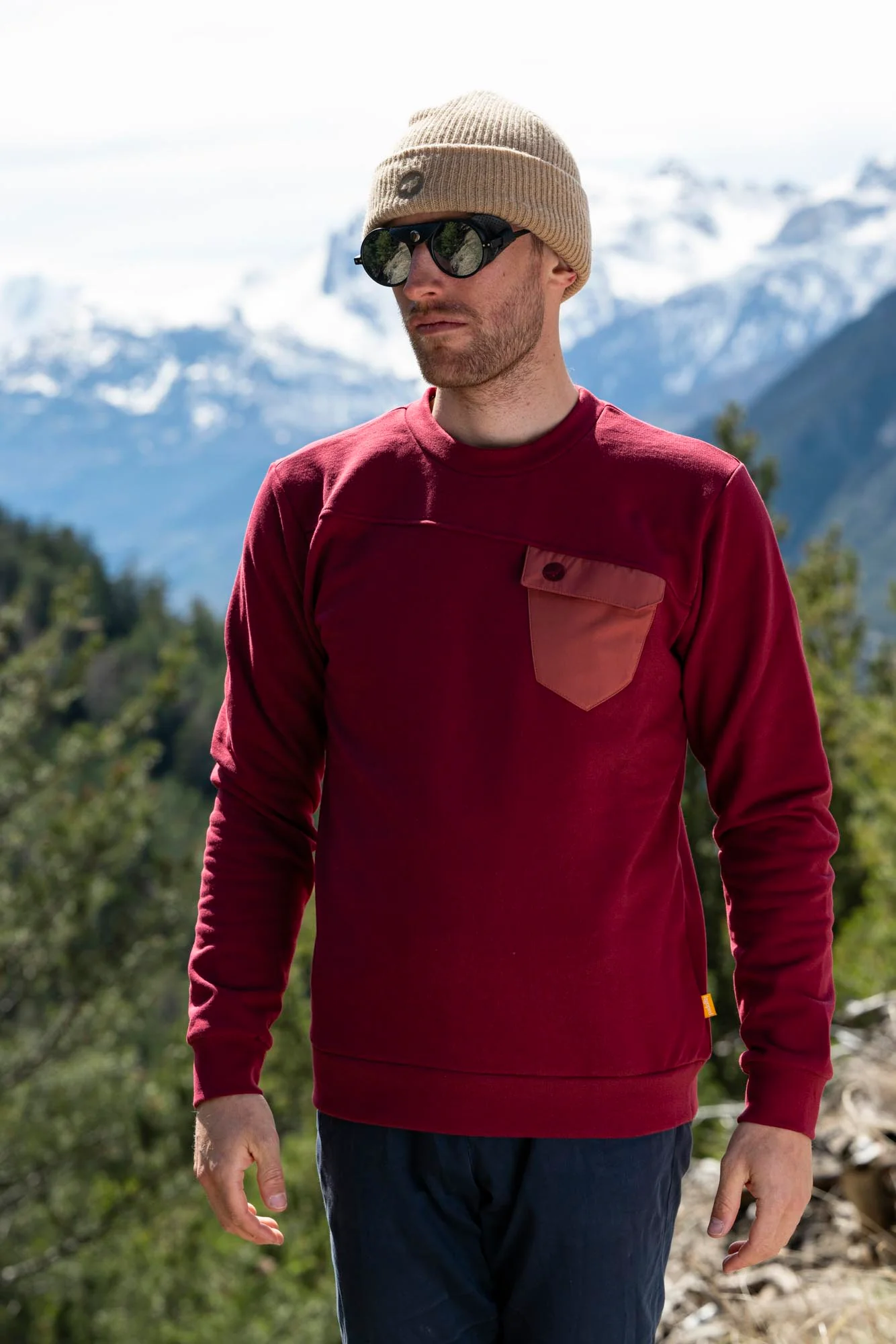 Sweat col rond unisexe CARCAJOU - Image 4